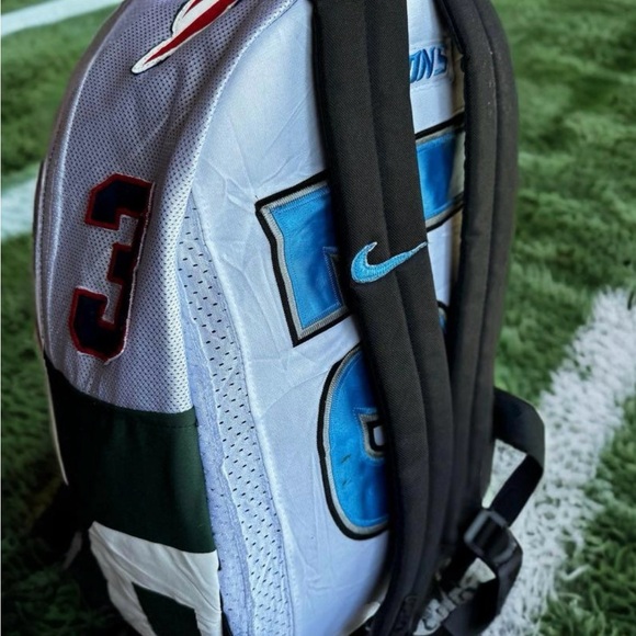 NFL backpack upcycled backpack nfl jersey backpack - Picture 4 of 4